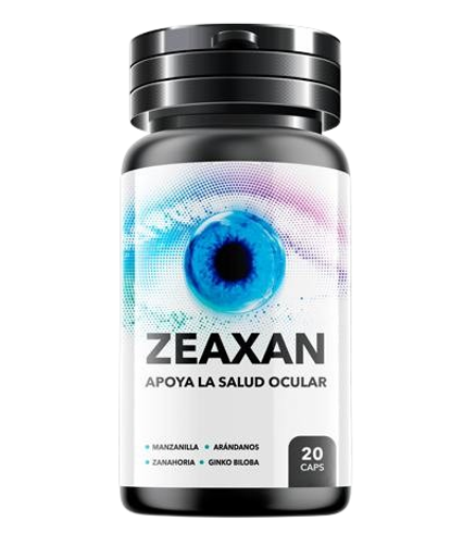 Zeaxan — suplemento de apoyo visual, frasco